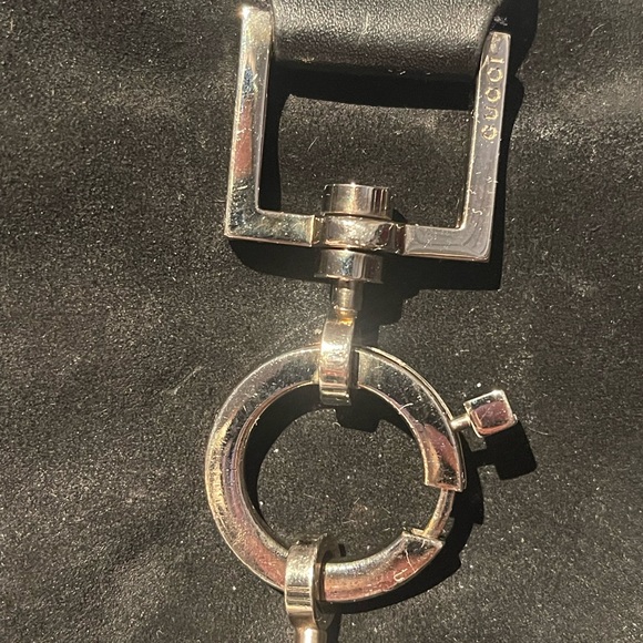 🔥Authentic Gucci Black on black shoulder bag suede and leather 001 4052 - Picture 4 of 16